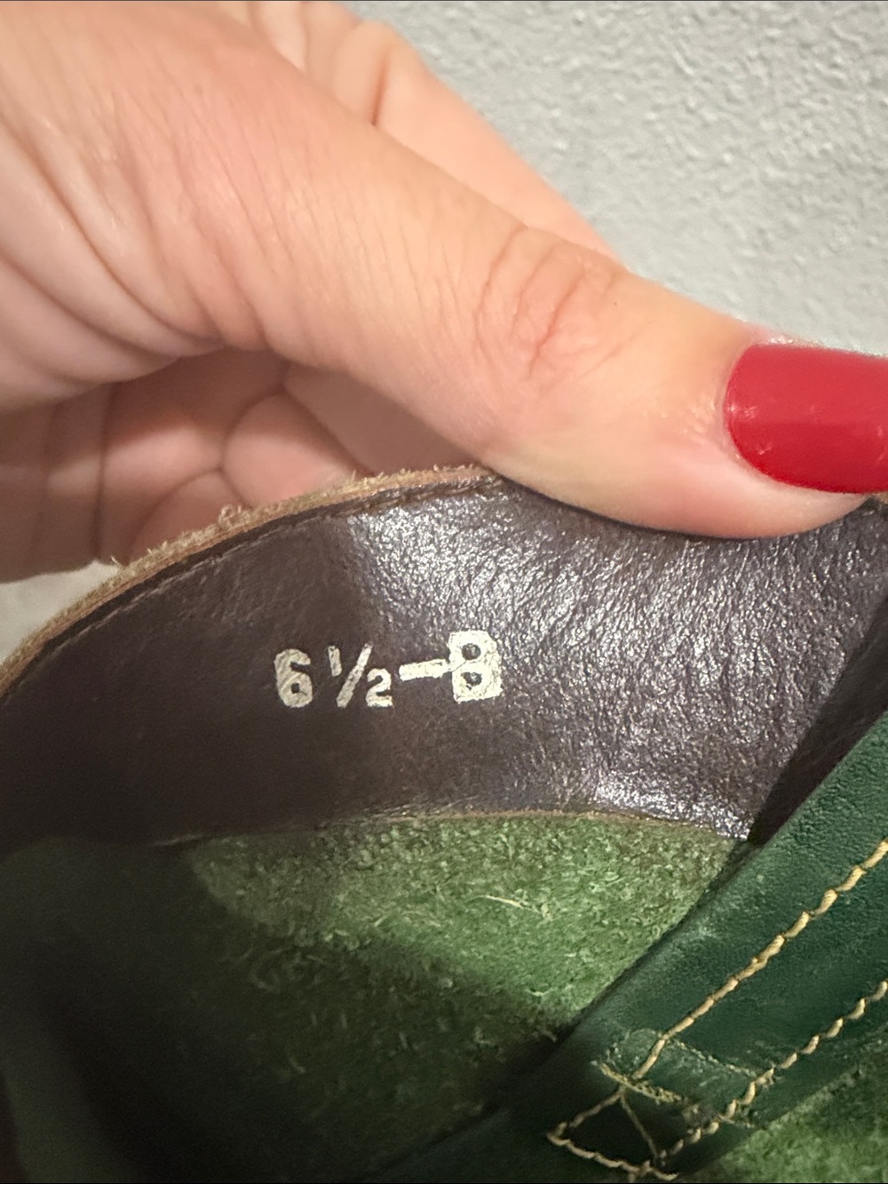 Genuine Green Leather Western Boots - Picture 2 of 7